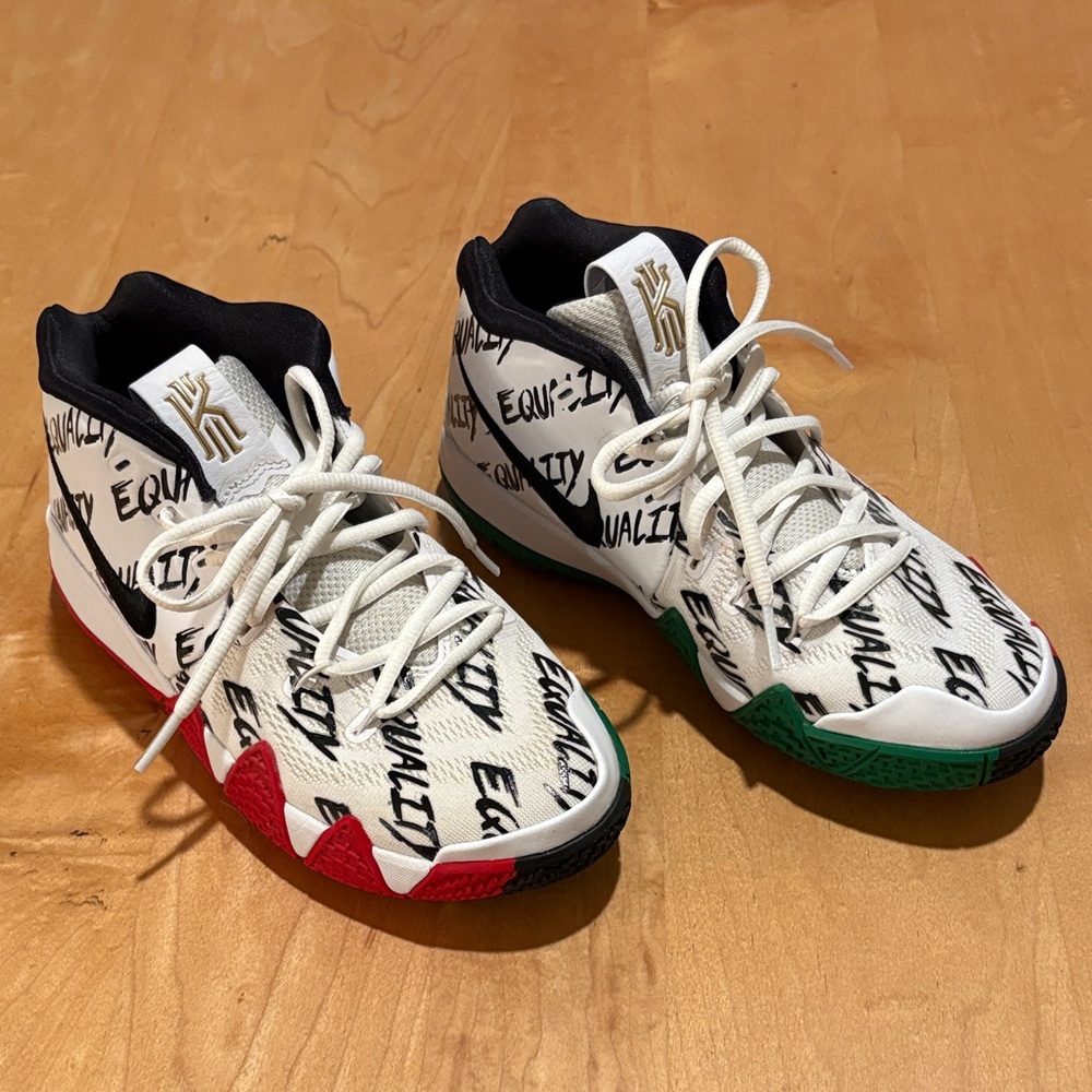 Authentic Nike Kyrie 4 "BHM" "Equality" Sneakers